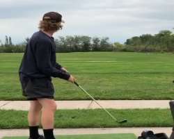 He is also a good golf player.